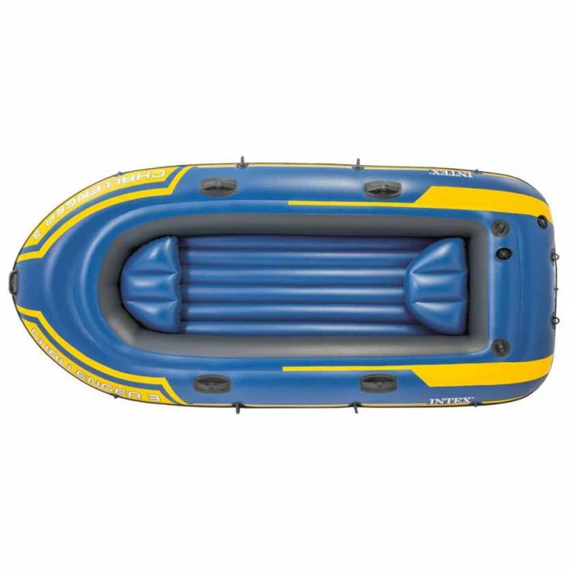 BATEAU GONFLABLE INTEX CHALLENGER 3 + 2 RAMES + GONFLEUR 4 BATEAU GONFLABLE INTEX CHALLENGER 3 + 2 RAMES + GONFLEUR – Image 4