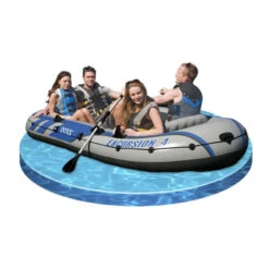 BATEAU GONFLABLE INTEX EXCURSION 4 + 2 AVIRONS + GONFLEUR 10 BATEAU GONFLABLE INTEX EXCURSION 4 + 2 AVIRONS + GONFLEUR -Nautigames Magasin bateau gonflable intex excursion 4 2 avirons gonfleur 3