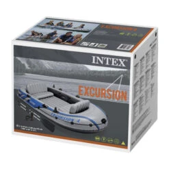 BATEAU GONFLABLE INTEX EXCURSION 4 + 2 AVIRONS + GONFLEUR 13 BATEAU GONFLABLE INTEX EXCURSION 4 + 2 AVIRONS + GONFLEUR -Nautigames Magasin bateau gonflable intex excursion 4 2 avirons gonfleur 6