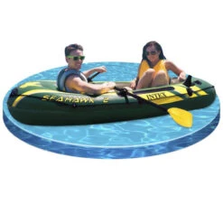 BATEAU GONFLABLE INTEX SEAHAWK 2 + 2 RAMES + GONFLEUR 9 BATEAU GONFLABLE INTEX SEAHAWK 2 + 2 RAMES + GONFLEUR -Nautigames Magasin bateau gonflable intex seahawk 2 2 rames gonfleur 4