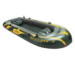 BATEAU GONFLABLE INTEX SEAHAWK 3 + 2 AVIRONS + GONFLEUR 5 BATEAU GONFLABLE INTEX SEAHAWK 3 + 2 AVIRONS + GONFLEUR -Nautigames Magasin bateau gonflable intex seahawk 3 2 avirons gonfleur 2