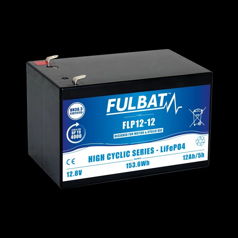 Batterie Lithium Fulbat 12Ah - FLP12-12 2 Batterie Lithium Fulbat 12Ah - FLP12-12 – Image 2