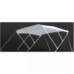 Bimini Alu Brossé 3 Arceaux - Blanc - ORANGEMARINE 200 (largeur) X 140 (hauteur) X 180 (longueur) Cm -Nautigames Magasin bimini alu brosse 3 arceaux blanc orangemarine 200 largeur x 140 hauteur x 180 longueur cm 2