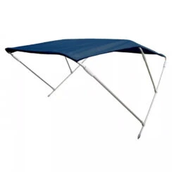 Bimini Alu Brossé 3 Arceaux - Bleu - ORANGEMARINE 200 (largeur) X 140 (hauteur) X 180 (longueur) Cm