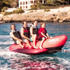 BOUEE TRACTEE BANANE ROUGE JOBE 4 PERSONNES 11 BOUEE TRACTEE BANANE ROUGE JOBE 4 PERSONNES -Nautigames Magasin bouee tractee banane rouge jobe 4 personnes 4