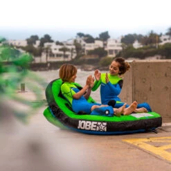 BOUEE TRACTEE DEUX SENS JOBE SUNRAY 1 PERSONNE -Nautigames Magasin bouee tractee deux sens jobe sunray 1 personne 2