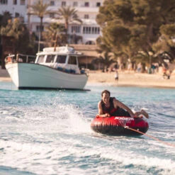 BOUEE TRACTEE JOBE CRUSHER TOWABLE ROUGE 1 PERSONNE 10 BOUEE TRACTEE JOBE CRUSHER TOWABLE ROUGE 1 PERSONNE -Nautigames Magasin bouee tractee jobe crusher towable rouge 1 personne 2