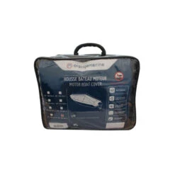 HOUSSE BATEAU MOTEUR BLEU ORANGEMARINE Pour Un Bateau De 620 à 690 Cm De Long X 380 Cm - BLEU -Nautigames Magasin housse bateau moteur bleu orangemarine pour un bateau de 620 a 690 cm de long x 380 cm bleu 2