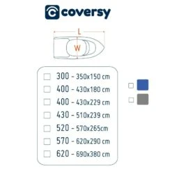 HOUSSE TRANSPORT BATEAU BLEU COVERSY Bateau De 400 à 430 Cm De Long X 229 Cm De Large -Nautigames Magasin housse transport bateau bleu orangemarine bateau de 400 a 430 cm de long x 229 cm de large 4