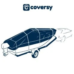 HOUSSE TRANSPORT BATEAU BLEU COVERSY Bateau De 400 à 430 Cm De Long X 229 Cm De Large -Nautigames Magasin housse transport bateau bleu orangemarine bateau de 400 a 430 cm de long x 229 cm de large 6