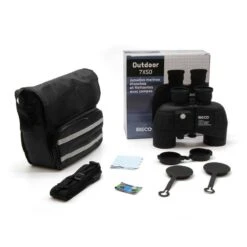 Jumelles Marine étanches Et Flottantes Avec Compas 7X50 Noir IRISCO -Nautigames Magasin jumelles marine etanches et flottantes avec compas 7x50 noir ryde 15