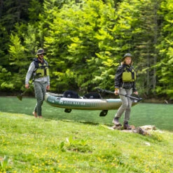 KAYAK GONFLABLE AQUA MARINA CALIBER PECHE -Nautigames Magasin kayak gonflable aqua marina caliber peche 10