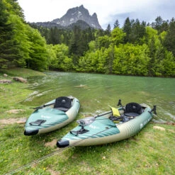 KAYAK GONFLABLE AQUA MARINA CALIBER PECHE -Nautigames Magasin kayak gonflable aqua marina caliber peche 4