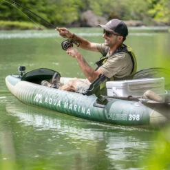 KAYAK GONFLABLE AQUA MARINA CALIBER PECHE -Nautigames Magasin kayak gonflable aqua marina caliber peche 7