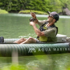 KAYAK GONFLABLE AQUA MARINA CALIBER PECHE -Nautigames Magasin kayak gonflable aqua marina caliber peche 8