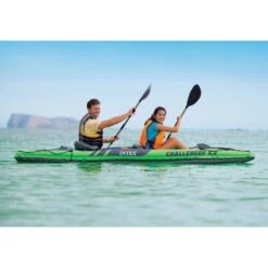 KAYAK GONFLABLE INTEX CHALLENGER K2 -Nautigames Magasin kayak gonflable intex challenger k2 2