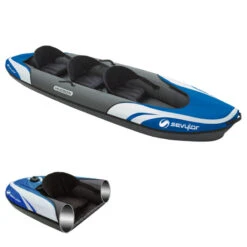 KAYAK GONFLABLE SEVYLOR HUDSON KCC360 BLEU 10 KAYAK GONFLABLE SEVYLOR HUDSON KCC360 BLEU -Nautigames Magasin kayak sevylor hudson kcc360 bleu 4