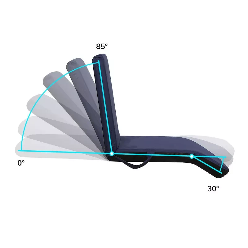 PACK 2 SIEGES INCLINABLES AUTOPORTANTS LONGS BLEU - KACTUS 8 PACK 2 SIEGES INCLINABLES AUTOPORTANTS LONGS BLEU - KACTUS – Image 8
