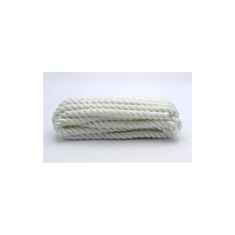 PACK AMARRAGE POLYESTER 3 TORONS BLANC 16mm X 10m 2 PACK AMARRAGE POLYESTER 3 TORONS BLANC 16mm X 10m – Image 2