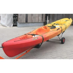 Eckla PACK CHARIOT KAYAK CANOE PLIABLE + BARRE DE REMORQUAGE VÉLO -Nautigames Magasin pack chariot kayak canoe pliable barre de remorquage velo 10