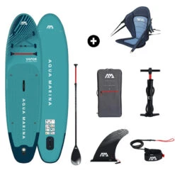 PACK PADDLE KAYAK GONFLABLE AQUA MARINA VAPOR 10.4 + SIEGE