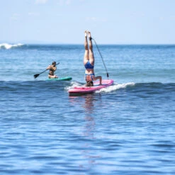 PADDLE GONFLABLE AQUA MARINA CORAL 10.2 RASPBERRY -Nautigames Magasin paddle gonflable aqua marina coral 102 raspberry 2023 4