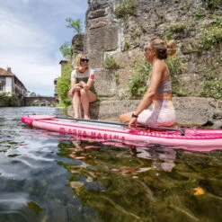 PADDLE GONFLABLE AQUA MARINA CORAL 10.2 RASPBERRY -Nautigames Magasin paddle gonflable aqua marina coral 102 raspberry 2023 5