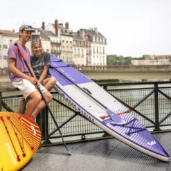 PADDLE GONFLABLE AQUA MARINA CORAL 11.6 TOURING NIGHT FADE -Nautigames Magasin paddle gonflable aqua marina coral 116 touring night fade 2023 6