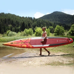 PADDLE GONFLABLE AQUA MARINA RACE 14.0 -Nautigames Magasin paddle gonflable aqua marina race 140 2022 3