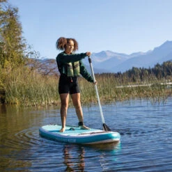 PACK PADDLE GONFLABLE INTEX QUEST 240 8.0 PETIT GABARIT ENFANT/ADO (max 90kg) -Nautigames Magasin paddle gonflable intex quest 240 enfant 68241np 8