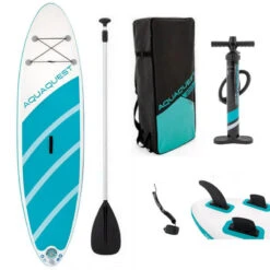 PACK PADDLE GONFLABLE INTEX QUEST 320 10.6 JUSQU'A 2 PERSONNES (max 150kg))