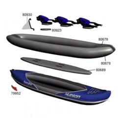 PIECES DETACHEES SEVYLOR HUDSON KCC 360 VESSIE PLANCHER 80689