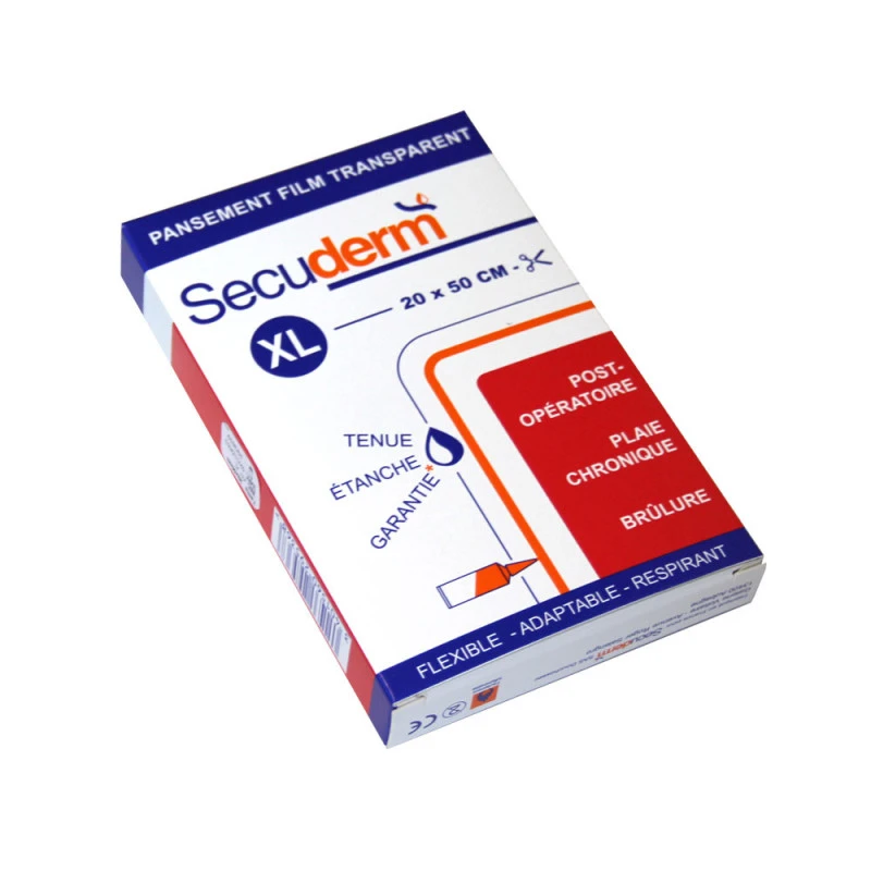 SURPANSEMENT ETANCHE SECUDERM 20x50CM XL 1 SURPANSEMENT ETANCHE SECUDERM 20x50CM XL