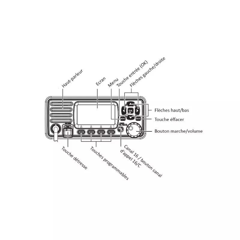VHF Fixe WP250 - ORANGEMARINE 14 VHF Fixe WP250 - ORANGEMARINE – Image 14